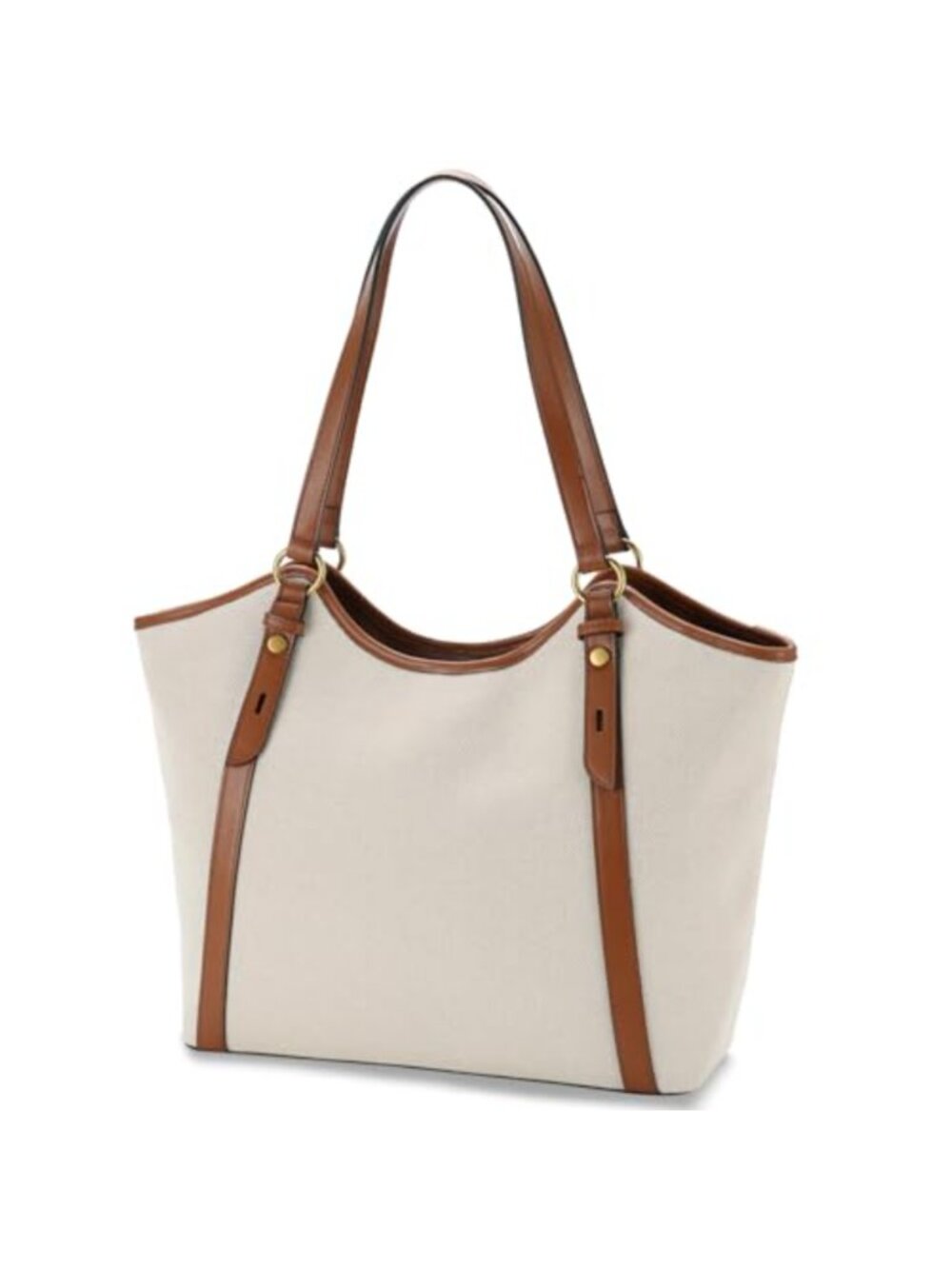Vegan Leather Tote Bag Large Handbag Satchel Shoulder Bag Work Purse